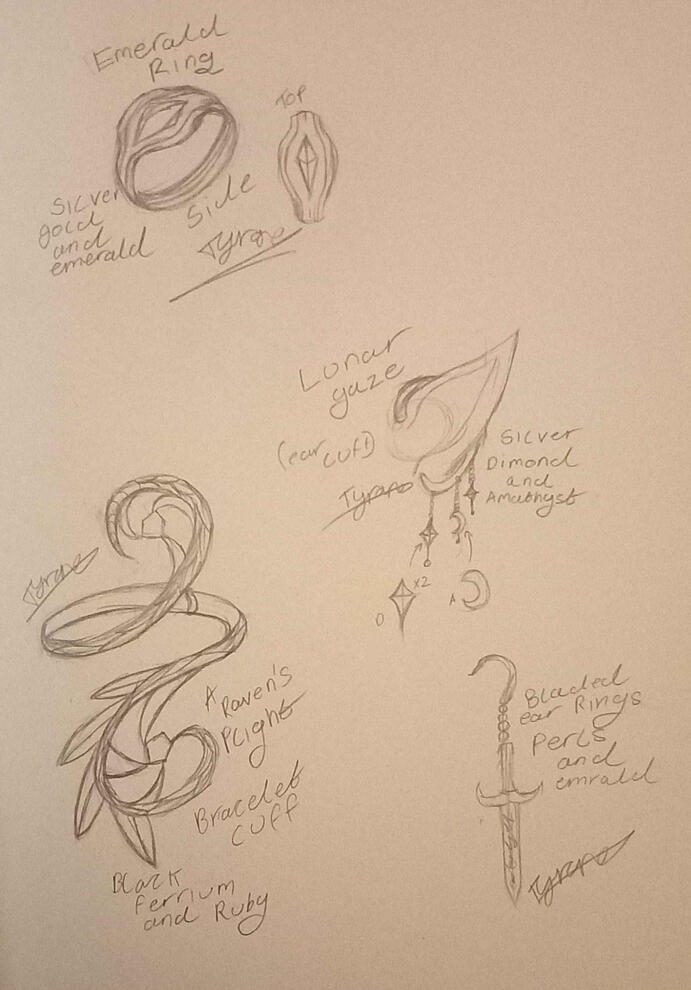 Custom jewellery designs